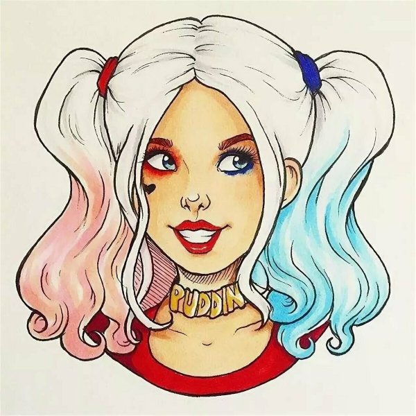 Рисунки для срисовки девочки