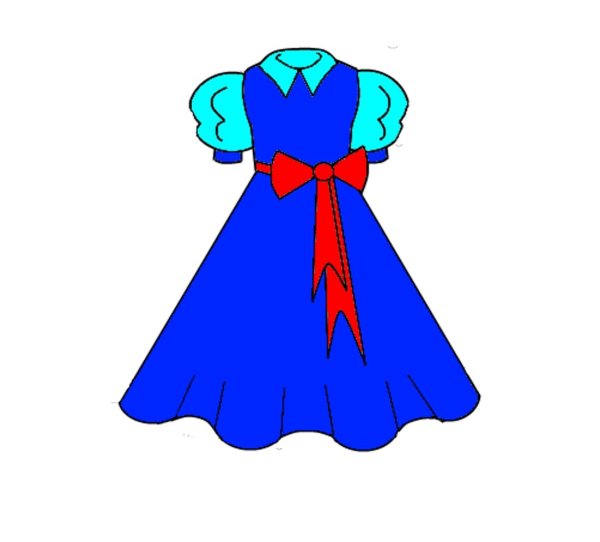Эскиз детского платья