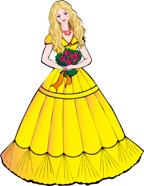 Раскраски красивые платья