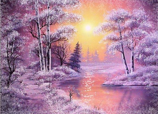 Зимние пейзажи Виктора Цыганова