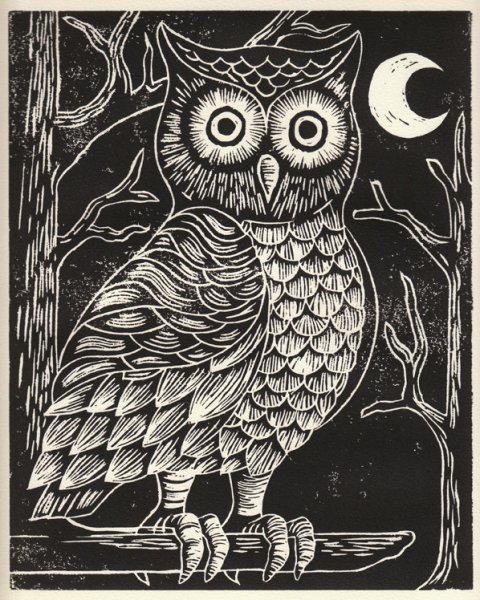 Линогравюра и граттаж