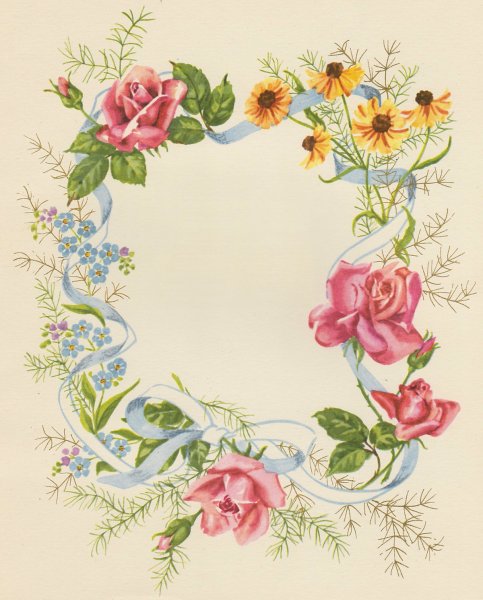 Узор цветочный угловой