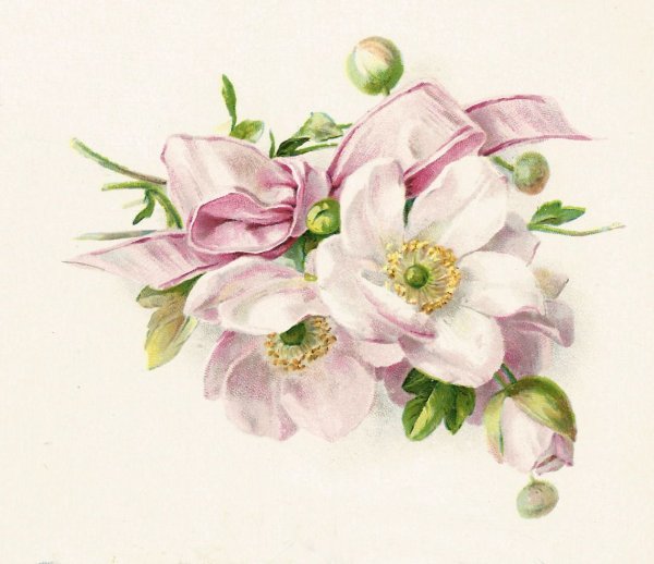 Мультяшные букеты цветов