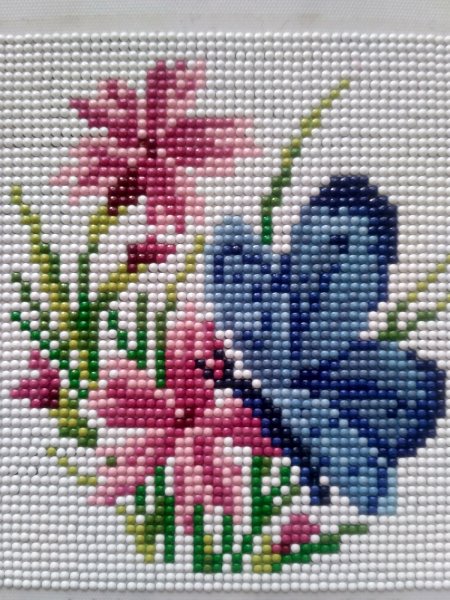 Вышивка крестом цветы