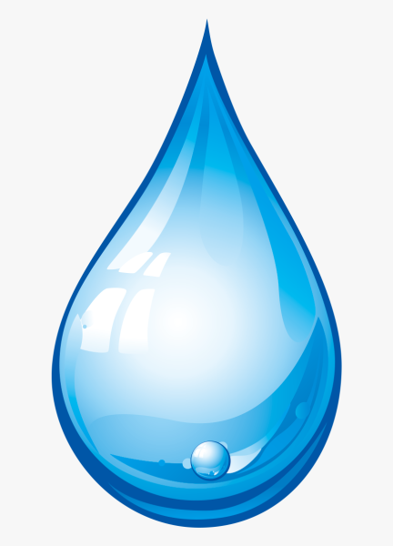 Рисование капельки воды