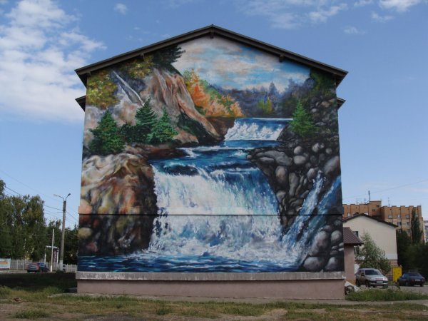 Роспись фасадов домов