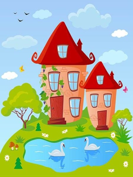 Мультяшные домики