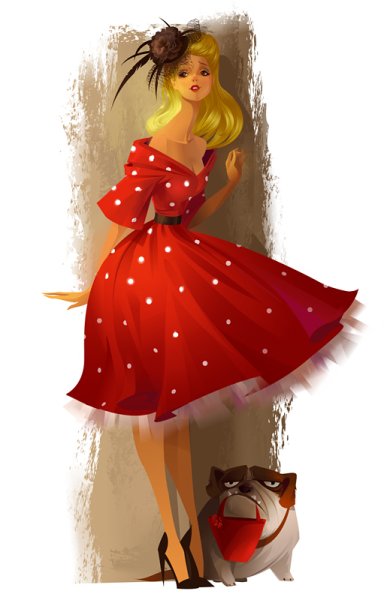 Женщина в Красном