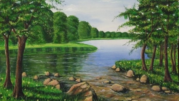 Нарисовать природу