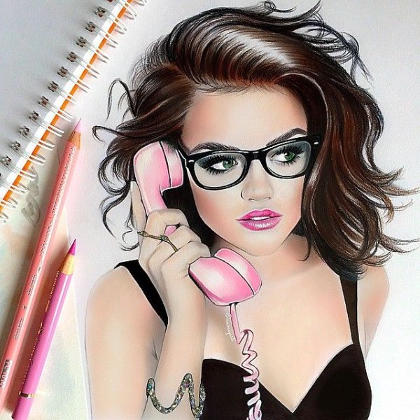 Мультяшные стильные девушки