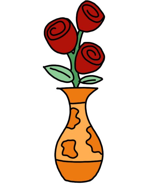 Ваза рисунок для детей