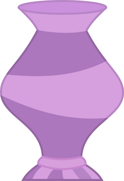 Ваза для вырезания цветная