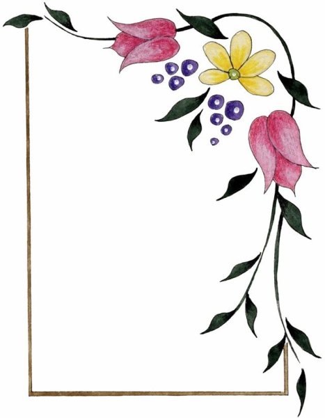 Красивые рамки для рисования