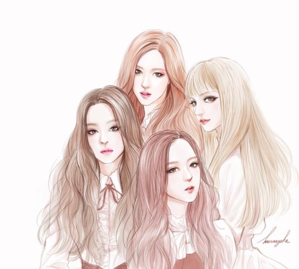 Группа Блэк Пинк арт