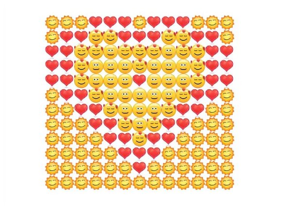 Рисунки из смайликов