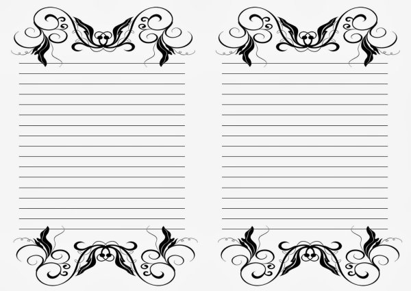 Рамка блокнот