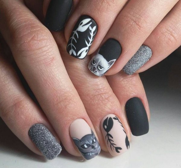 Интересный дизайн ногтей