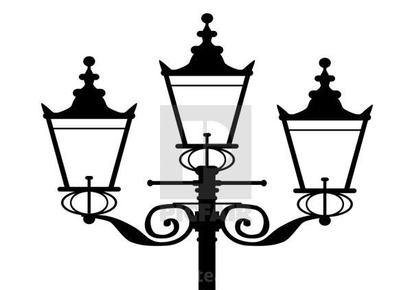 Фонарь силуэт