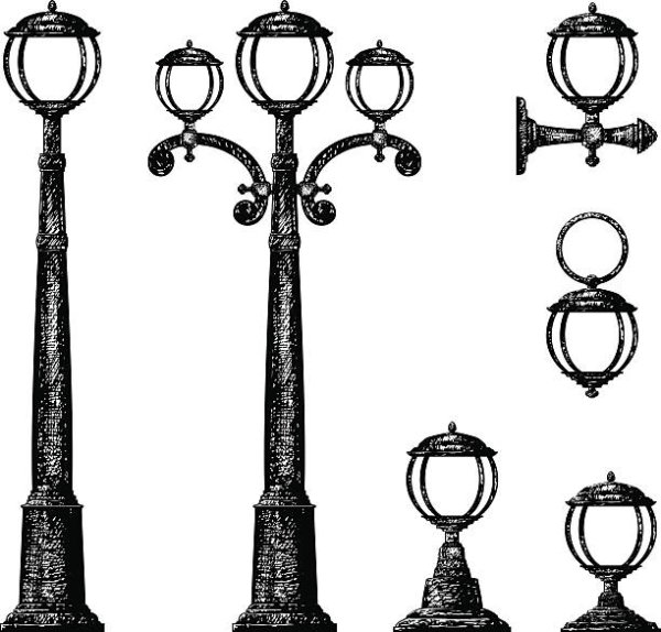 Эскиз уличного освещения