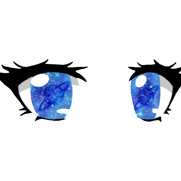 Голубые глаза гача лайф