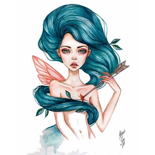 Арты девушек для срисовки