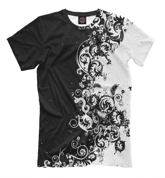 Футболка узоры