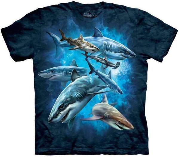 Футболки Маунтин акула