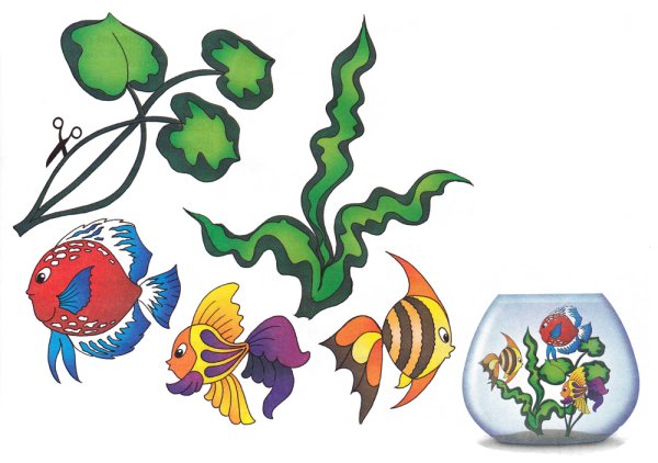 Рыбка пошаговое рисование