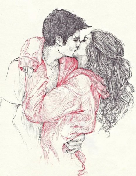 Любовные картины карандашом