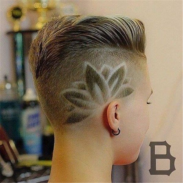 Узоры для выбривания висков