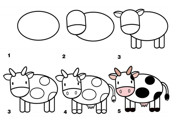 Поэтапное рисование для дошкольников
