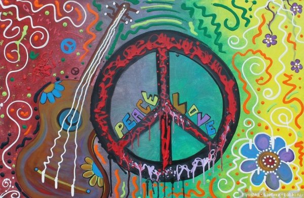 Хиппи живопись барт