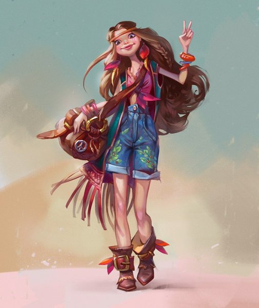 Хиппи принты