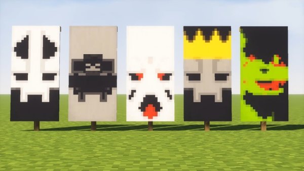 Самые лучшие баннеры в майнкрафт