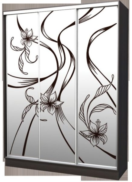 Пескоструйный рисунок на зеркале