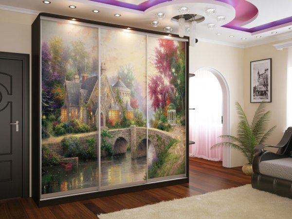 Встроенные шкафы с фотопечатью