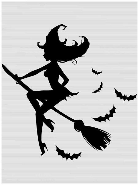 Колдунья на метле