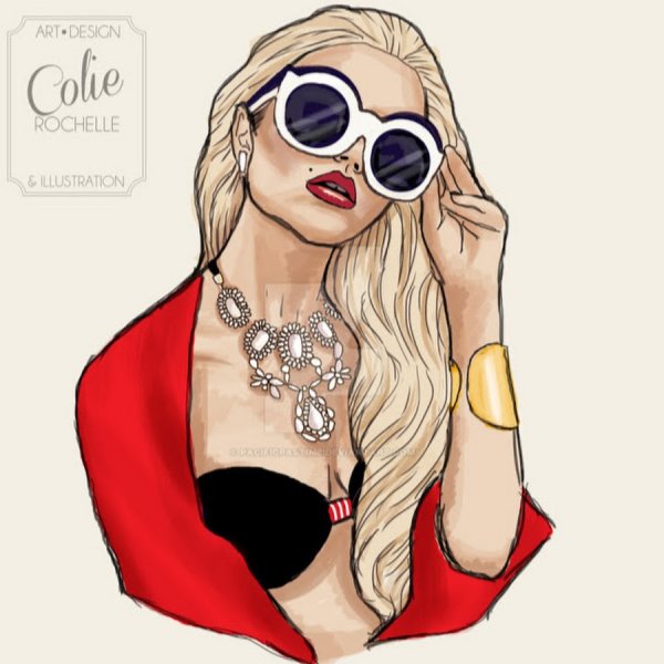 Блондинка мультяшка