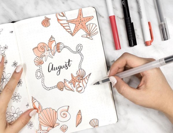 Идеи для украшения скетчбука