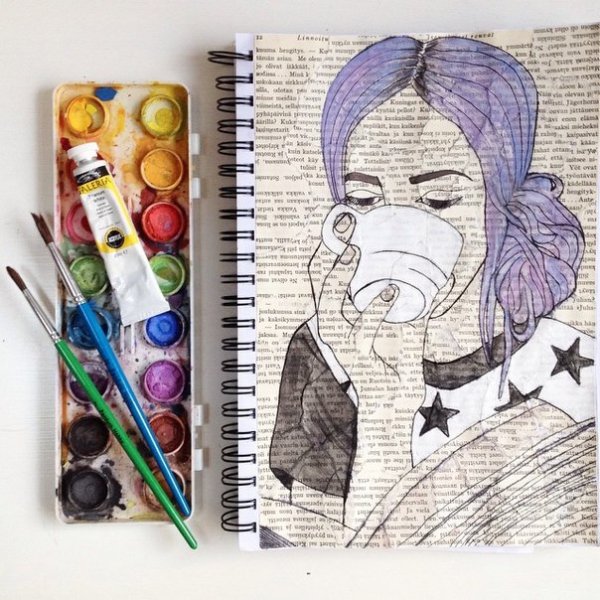 Скетчбук для личного дневника