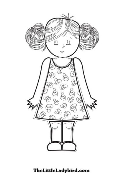 Поэтапное рисование принцессы