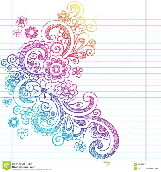 Какими рисунками можно украсить тетрадь