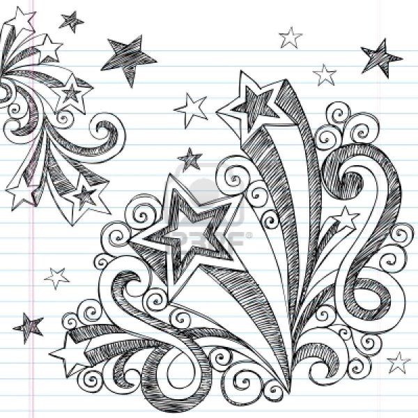 Красивые узоры для украшения тетради