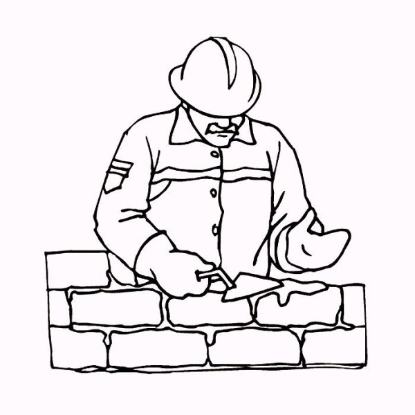 Труд людей осенью раскраска