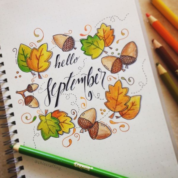 Осенние идеи для ежедневника