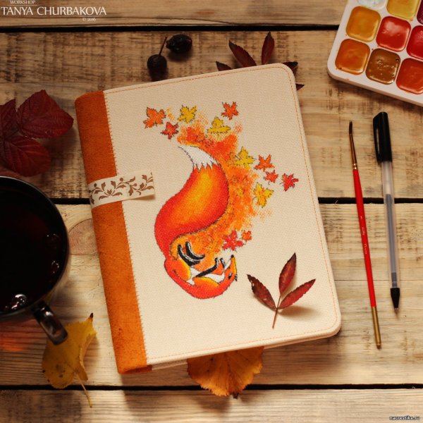 Оформление блокнота осень