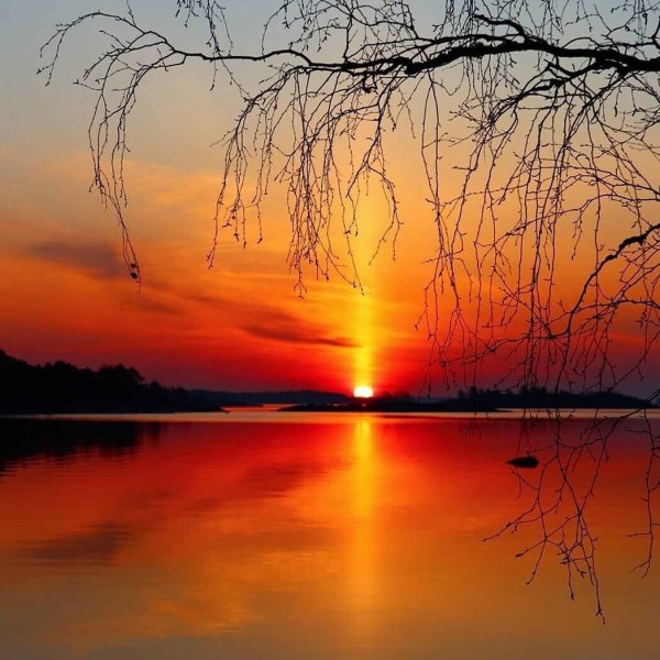 Красивый закат