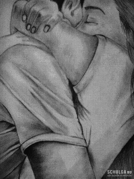 Влюбленные рисунок