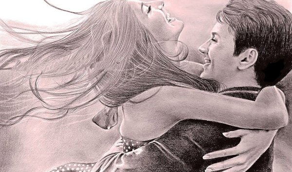 Объятия рисунок
