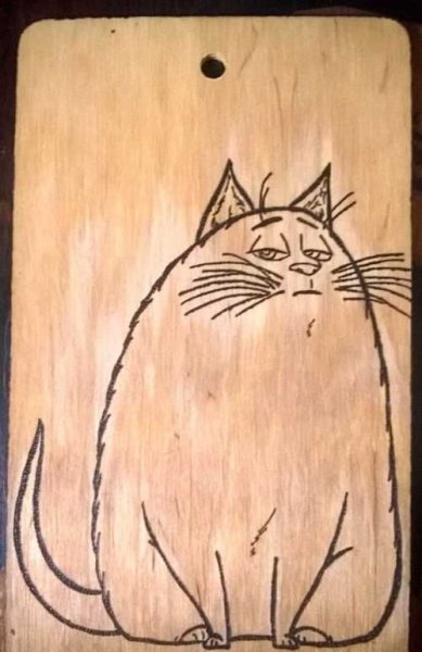 Что выжечь на доске